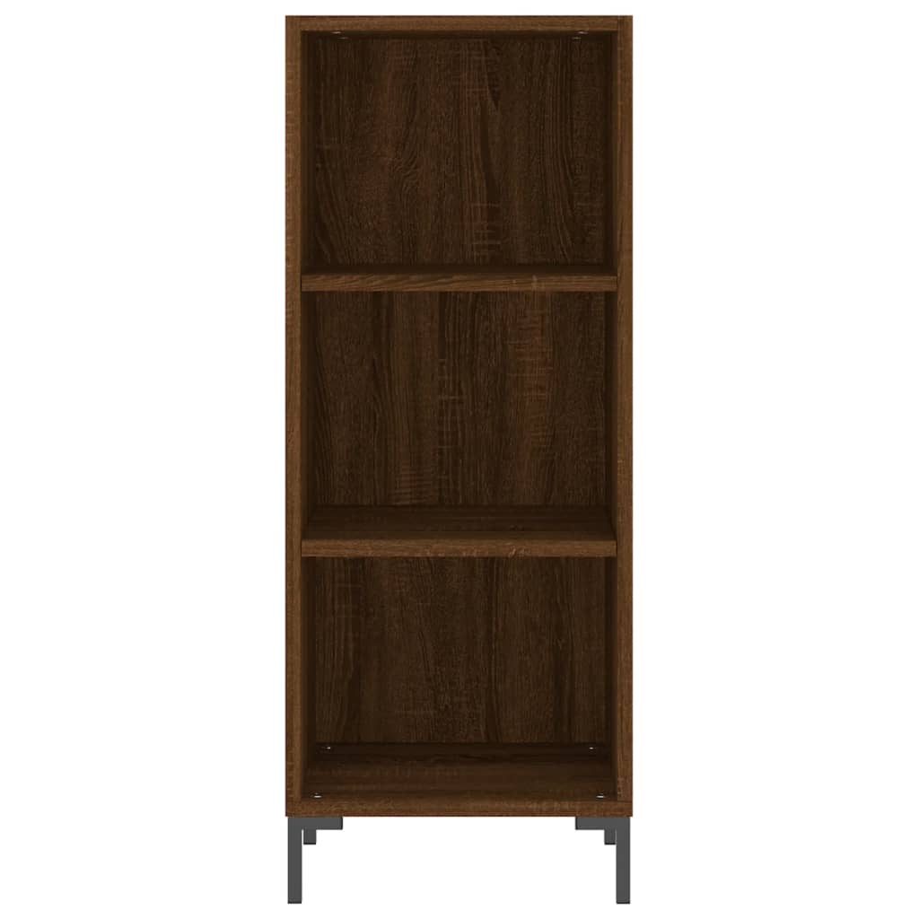 Komoda boja smeđeg hrasta 34,5x32,5x90 cm od konstruiranog drva