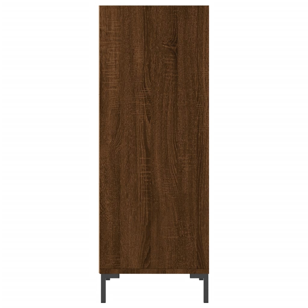 Komoda boja smeđeg hrasta 34,5x32,5x90 cm od konstruiranog drva