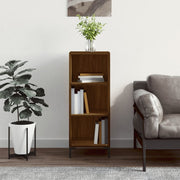 Komoda boja smeđeg hrasta 34,5x32,5x90 cm od konstruiranog drva