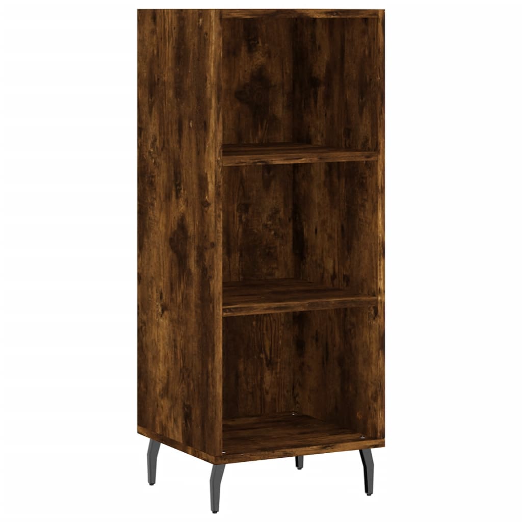 Komoda boja dimljenog hrasta 34,5x32,5x90 cm konstruirano drvo