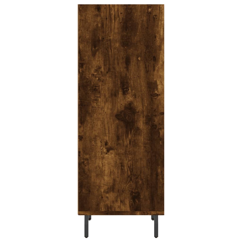 Komoda boja dimljenog hrasta 34,5x32,5x90 cm konstruirano drvo