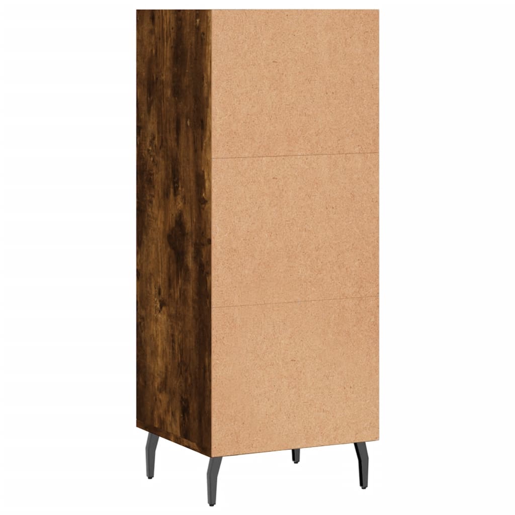 Komoda boja dimljenog hrasta 34,5x32,5x90 cm konstruirano drvo