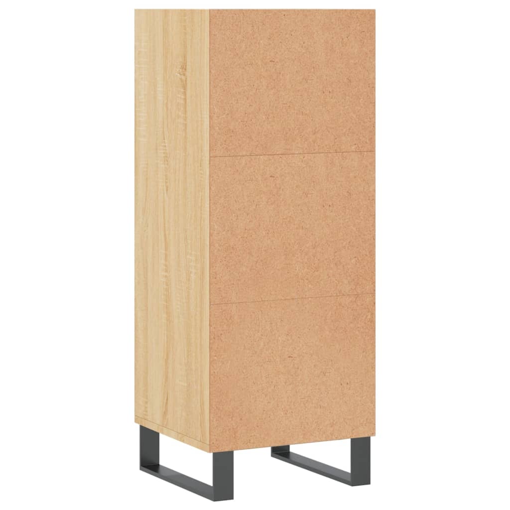 Komoda boja hrasta sonome 34,5x32,5x90 cm od konstruiranog drva