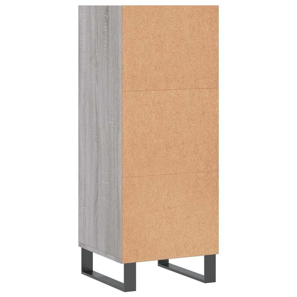Komoda boja hrasta sonome 34,5x32,5x90 cm konstruirano drvo