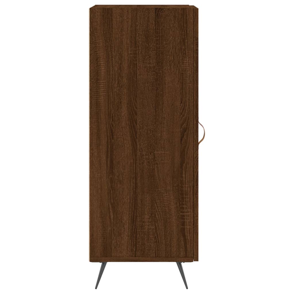 Komoda boja smeđeg hrasta 34,5 x 34 x 90 cm konstruirano drvo