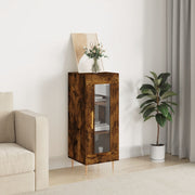 Komoda boja dimljenog hrasta 34,5x34x90 cm konstruirano drvo