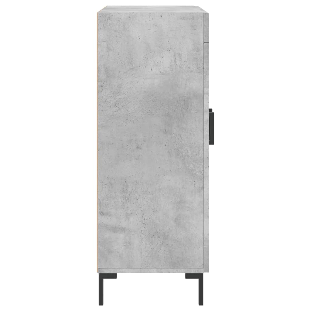 Komoda siva boja betona 69,5x34x90 cm od konstruiranog drva