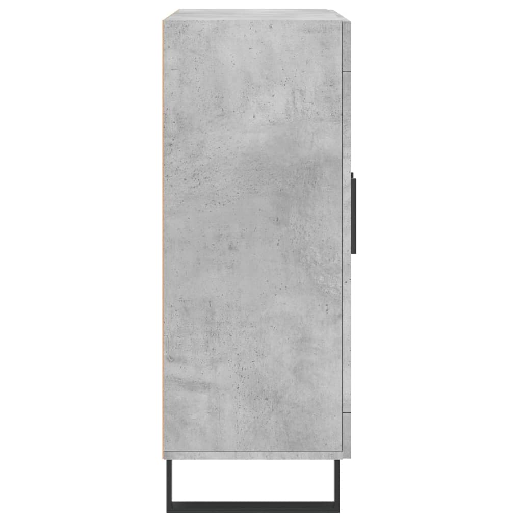 Komoda siva boja betona 69,5x34x90 cm od konstruiranog drva
