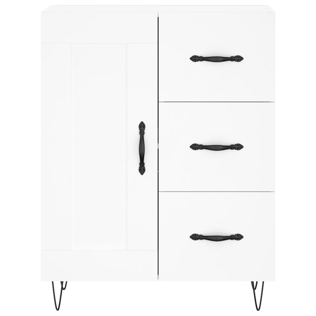 Komoda bijela 69,5x34x90 cm od konstruiranog drva