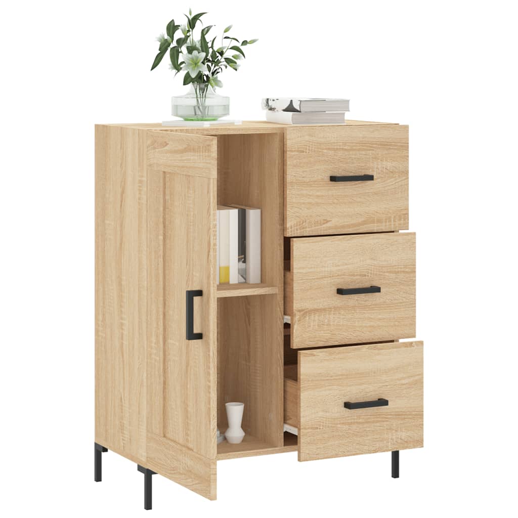 Komoda boja hrasta sonome 69,5x34x90 cm od konstruiranog drva