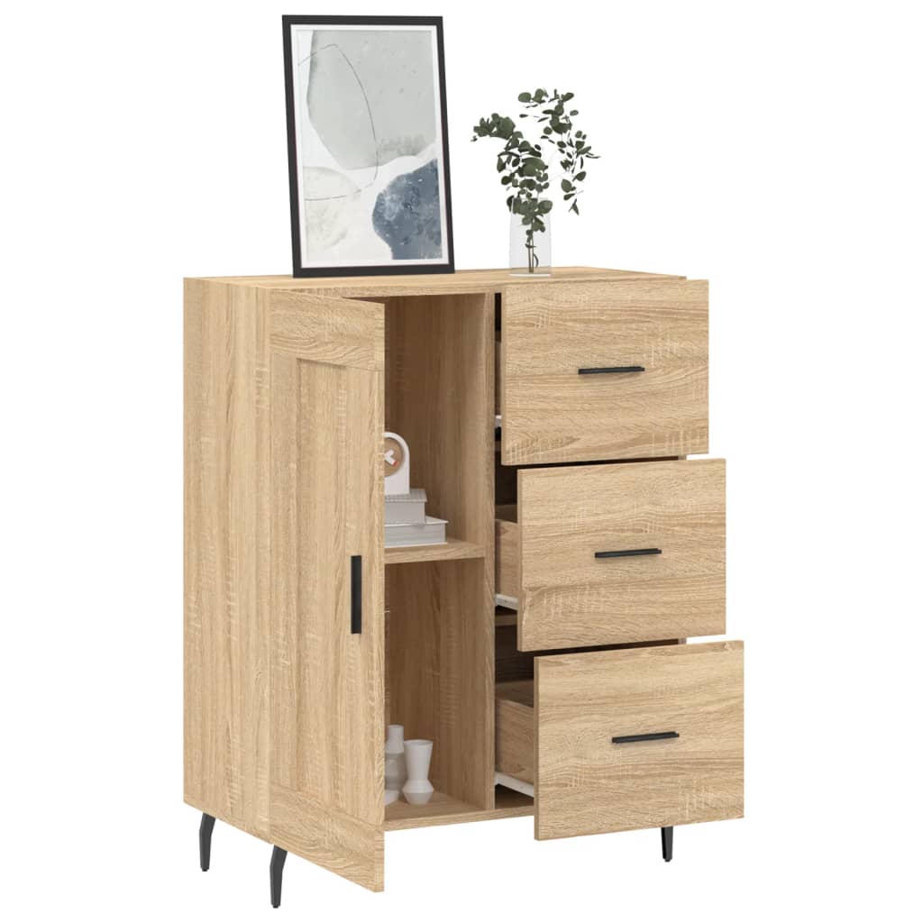 Komoda boja hrasta sonome 69,5x34x90 cm od konstruiranog drva