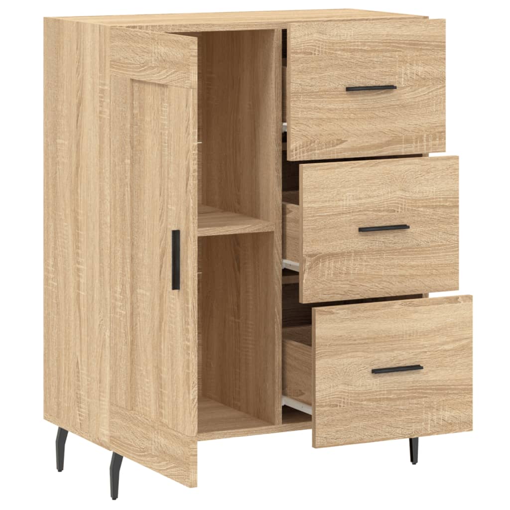 Komoda boja hrasta sonome 69,5x34x90 cm od konstruiranog drva