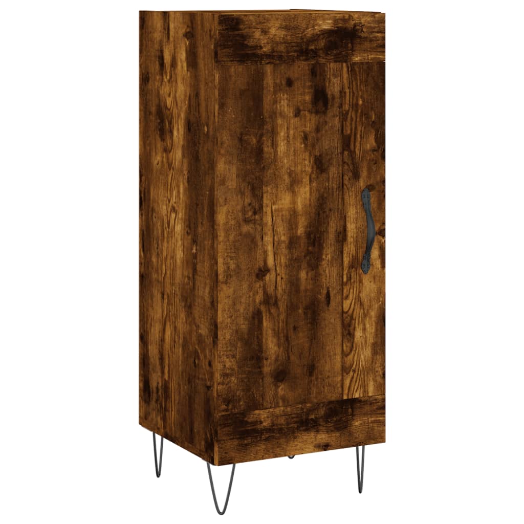 Komoda boja dimljenog hrasta 34,5x34x90 cm konstruirano drvo