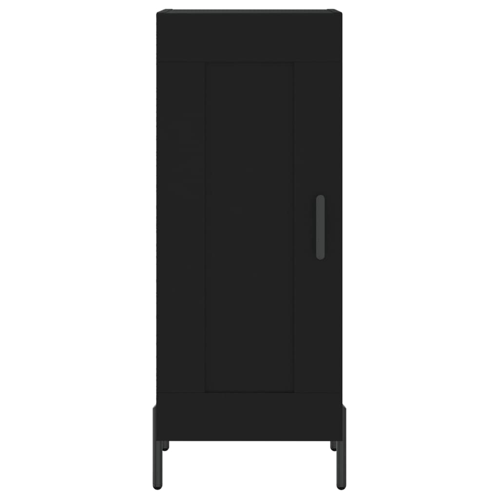 Komoda crna 34,5 x 34 x 90 cm od konstruiranog drva