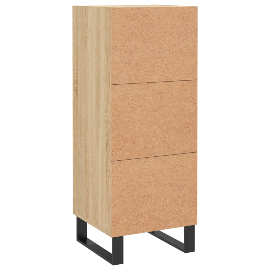 Komoda boja hrasta sonome 34,5x34x90 cm od konstruiranog drva