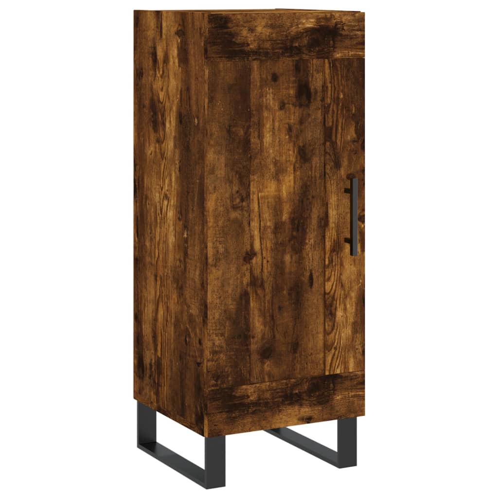 Komoda boja dimljenog hrasta 34,5x34x90 cm konstruirano drvo