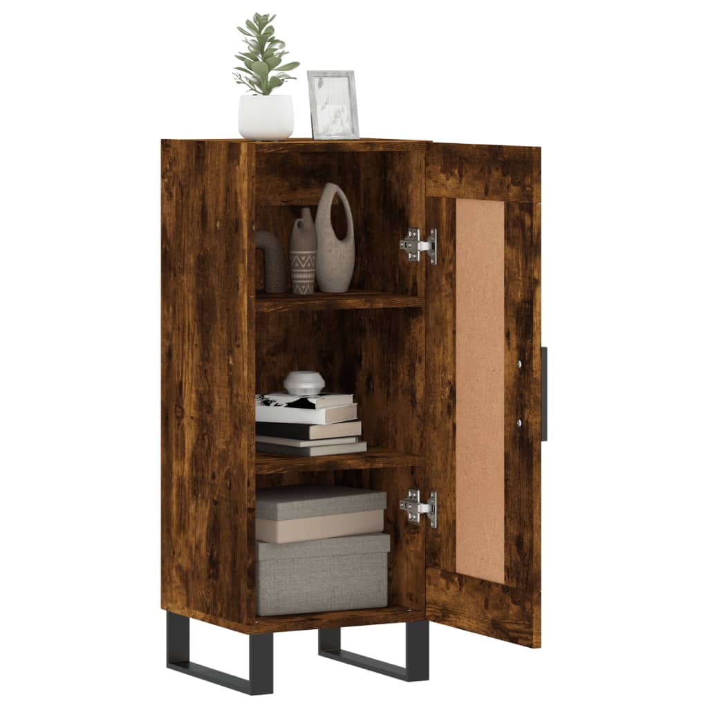 Komoda boja dimljenog hrasta 34,5x34x90 cm konstruirano drvo
