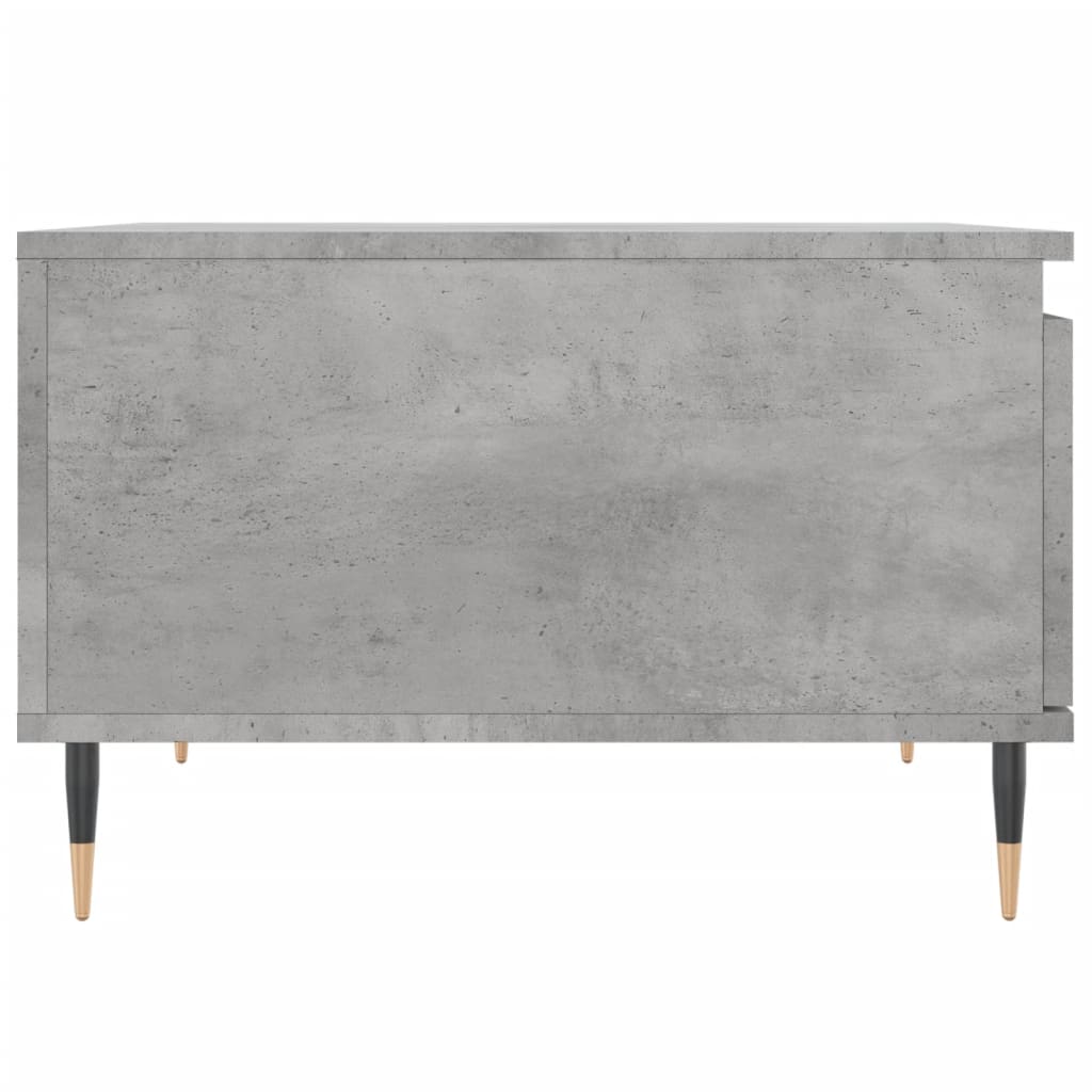 Stolić za kavu boja betona 55x55x36,5 cm konstruirano drvo
