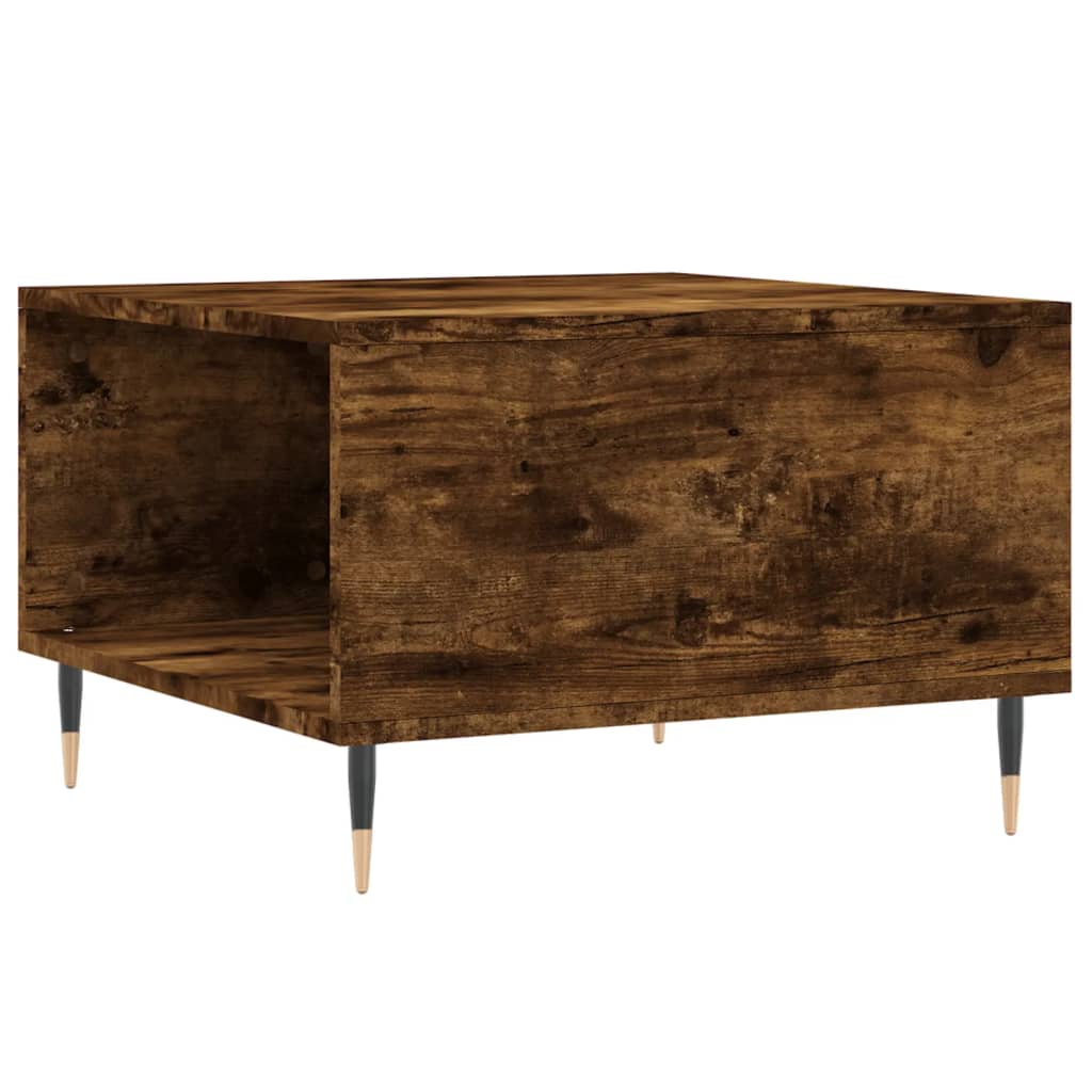 Stolić za kavu boja hrasta 55 x 55 x 36,5 cm konstruirano drvo