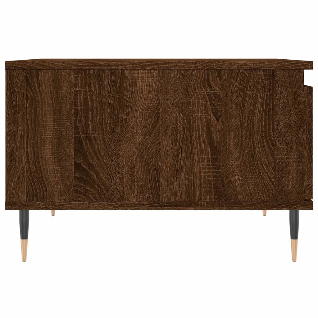 Stolić za kavu boja hrasta 55 x 55 x 36,5 cm konstruirano drvo