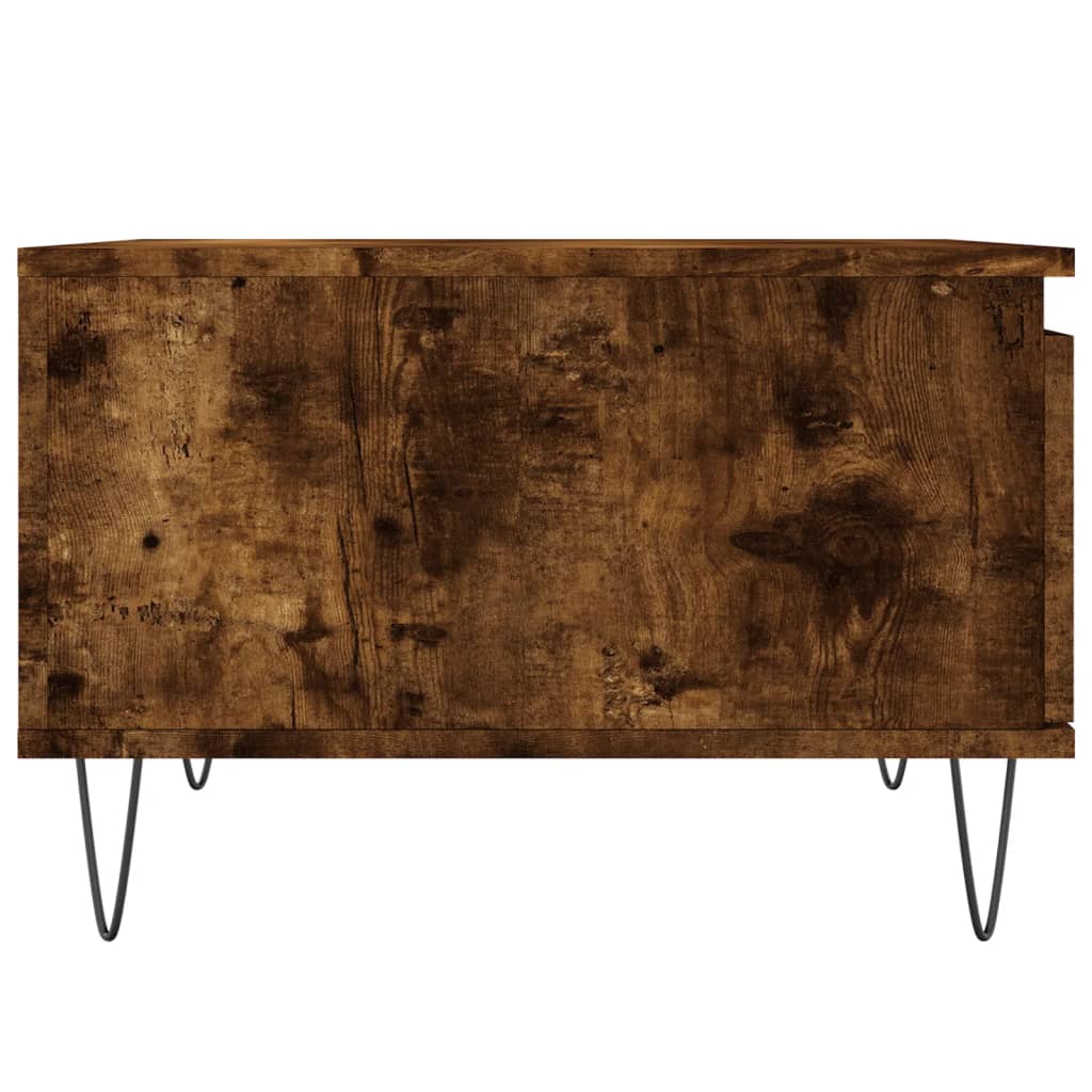 Stolić za kavu boja hrasta 55 x 55 x 36,5 cm konstruirano drvo