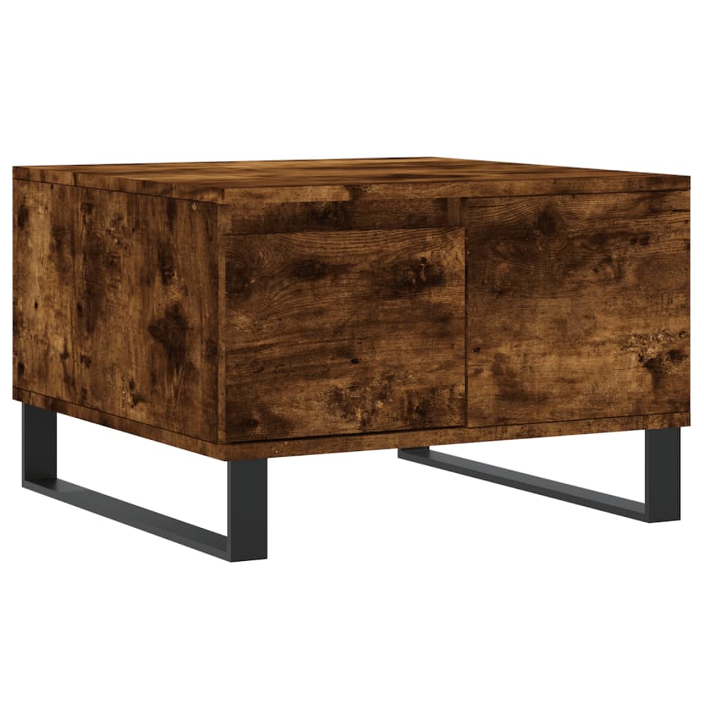 Stolić za kavu boja hrasta 55 x 55 x 36,5 cm konstruirano drvo