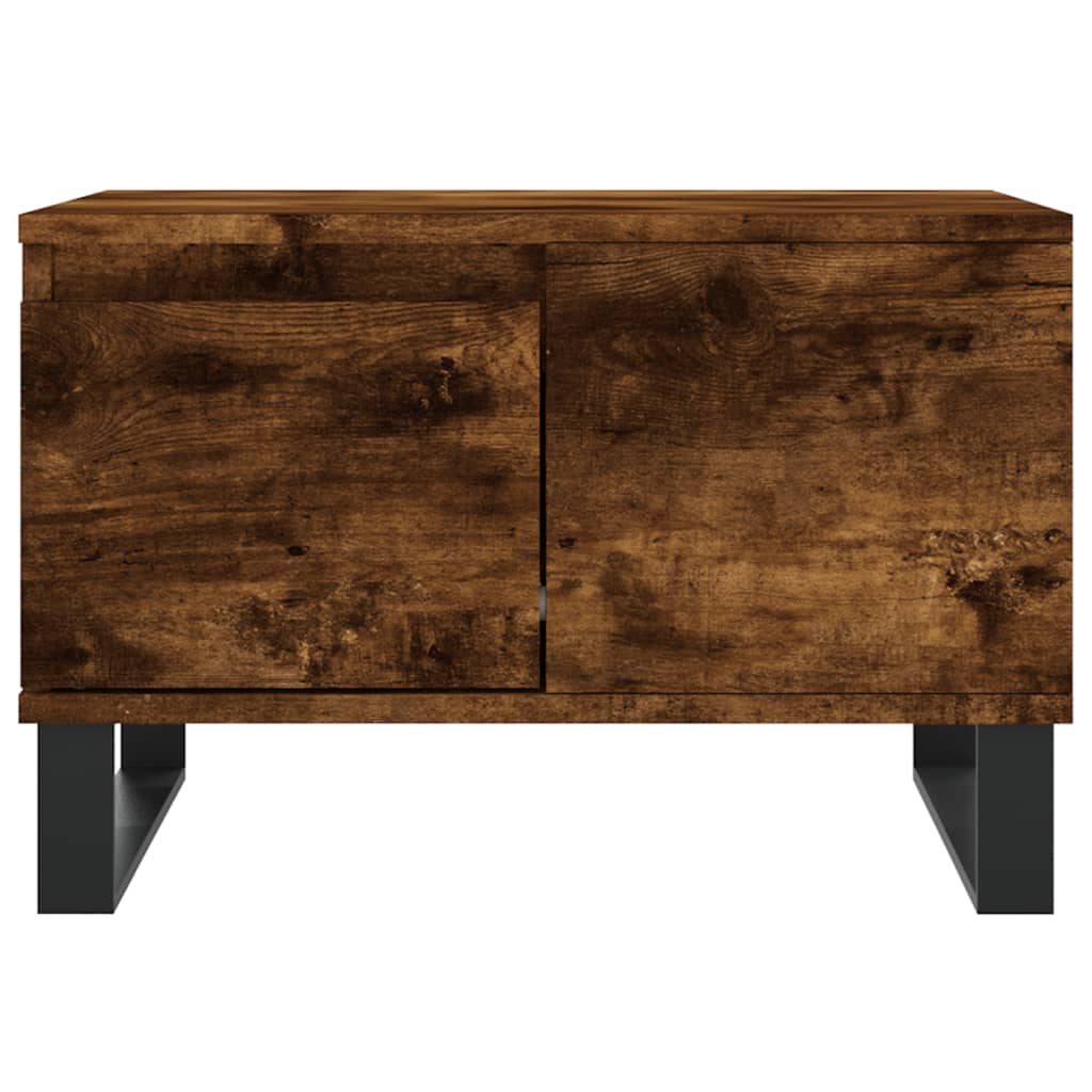 Stolić za kavu boja hrasta 55 x 55 x 36,5 cm konstruirano drvo