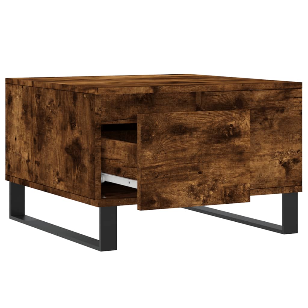 Stolić za kavu boja hrasta 55 x 55 x 36,5 cm konstruirano drvo