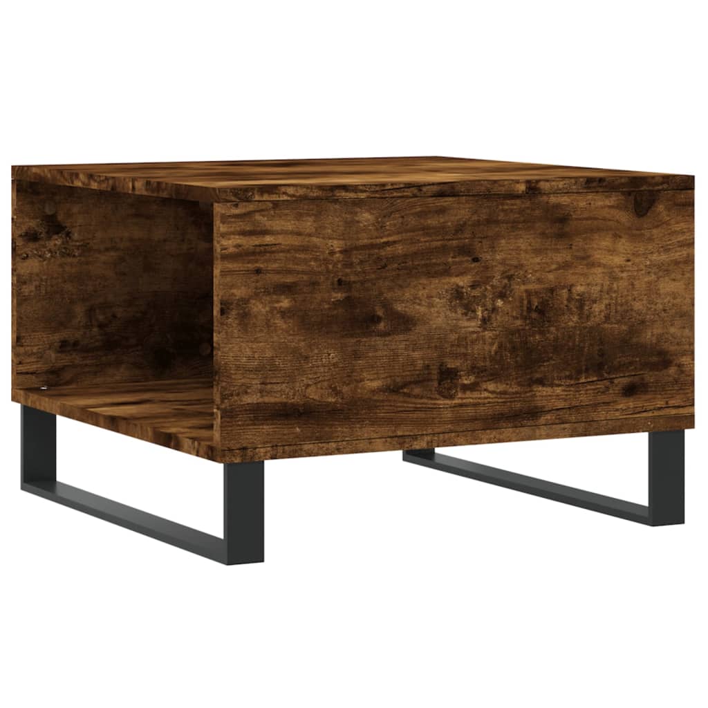 Stolić za kavu boja hrasta 55 x 55 x 36,5 cm konstruirano drvo