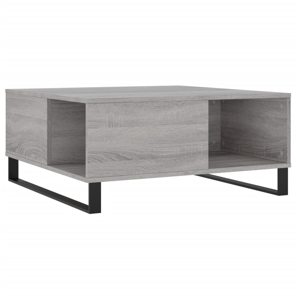 Stolić za kavu boja sivog hrasta 80x80x36,5cm konstruirano drvo