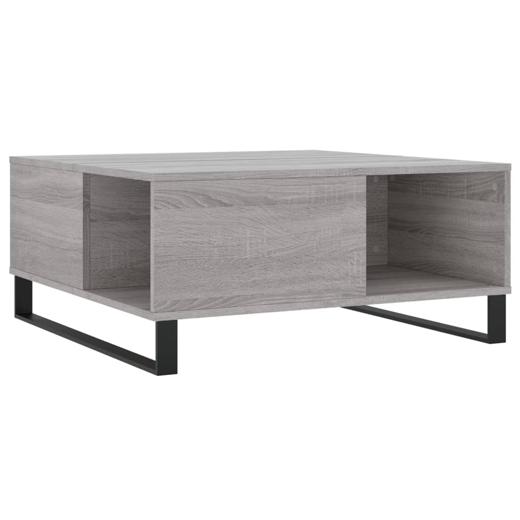 Stolić za kavu boja sivog hrasta 80x80x36,5cm konstruirano drvo