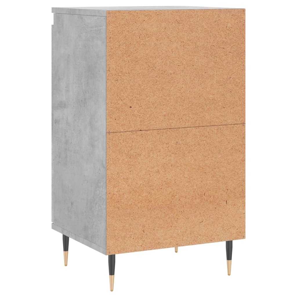 Komoda siva boja betona 40 x 35 x 70 cm od konstruiranog drva