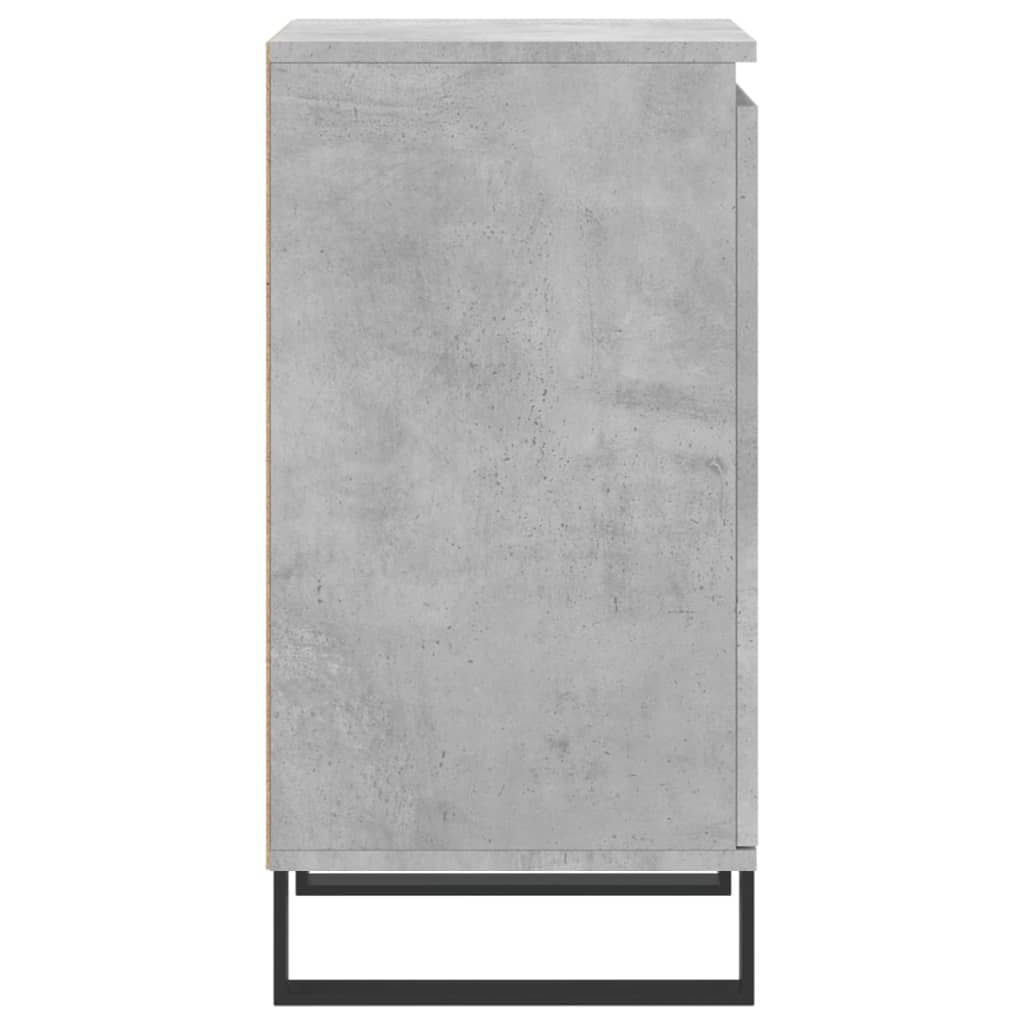 Komode 2 kom boja betona 40 x 35 x 70 cm od konstruiranog drva