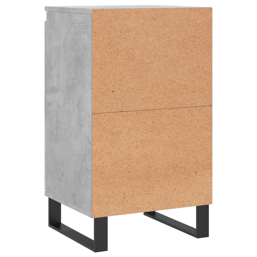 Komode 2 kom boja betona 40 x 35 x 70 cm od konstruiranog drva