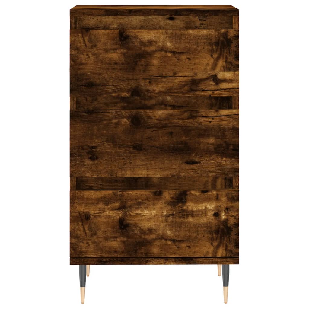 Komoda boja dimljenog hrasta 40 x 35 x 70 cm konstruirano drvo