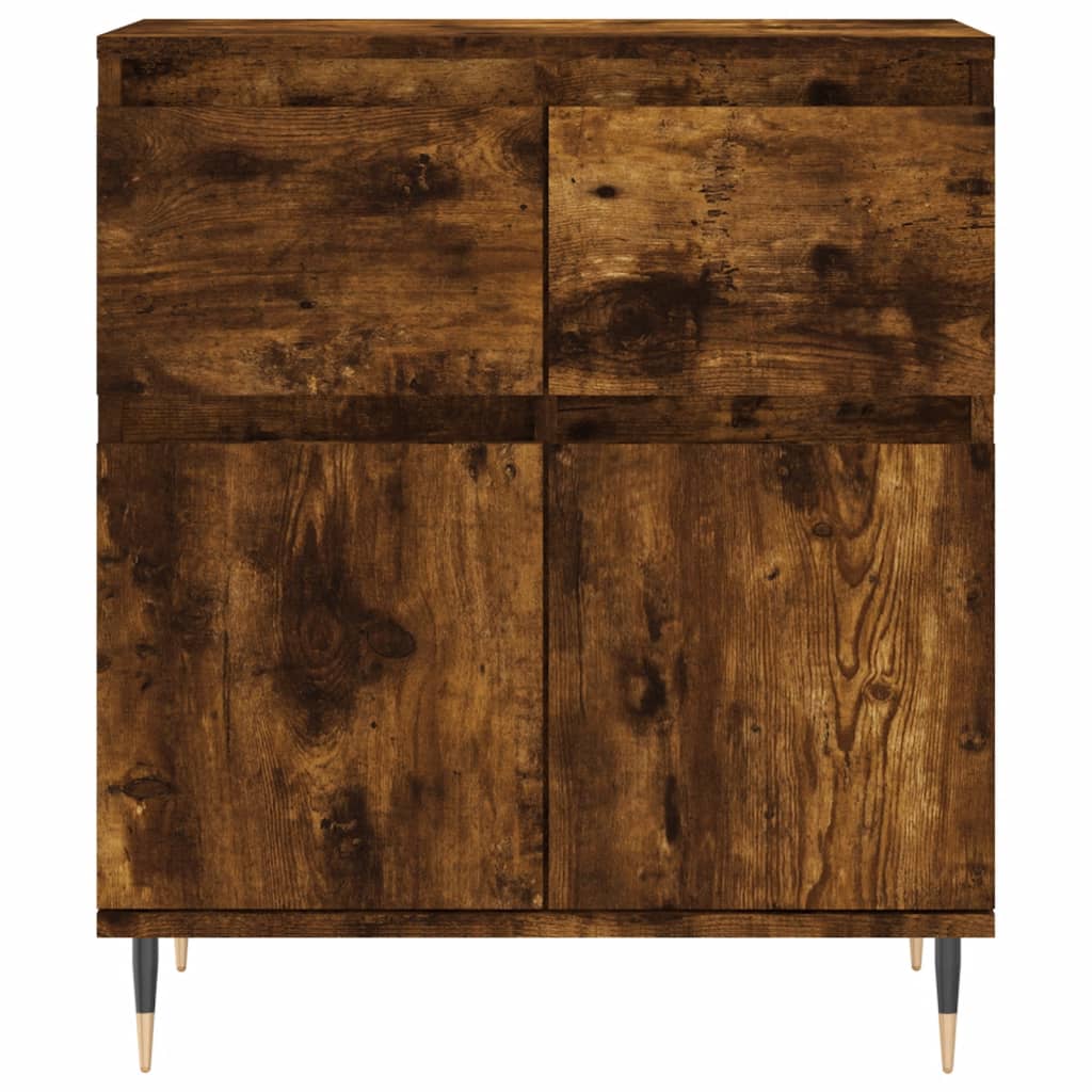 Komoda boja dimljenog hrasta 60 x 35 x 70 cm konstruirano drvo