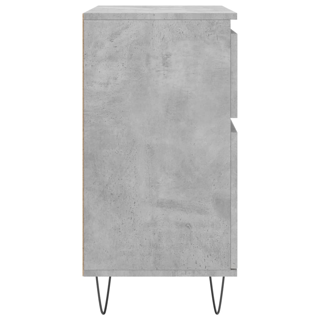 Komoda siva boja betona 60x35x70 cm od konstruiranog drva