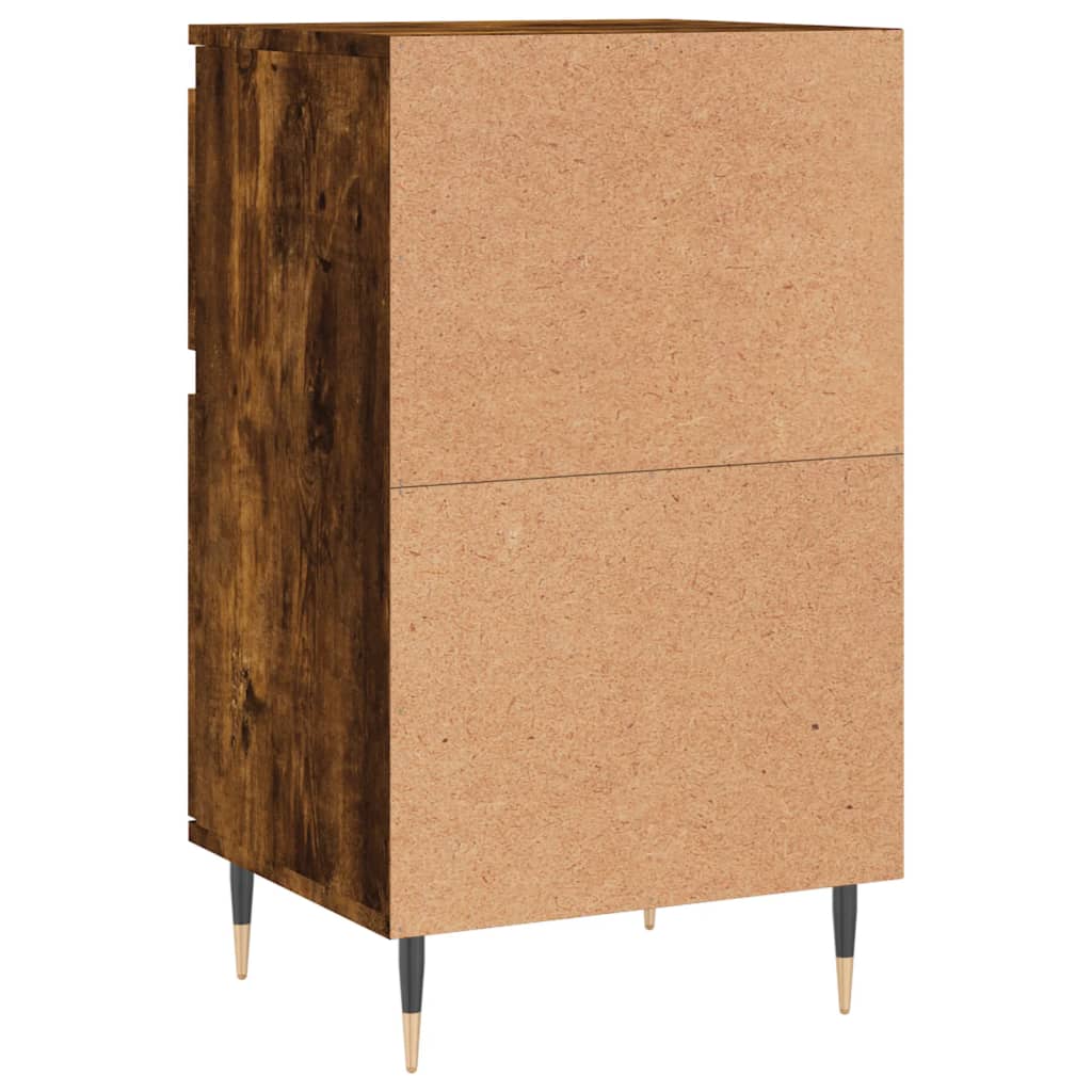Komoda boja dimljenog hrasta 40 x 35 x 70 cm konstruirano drvo