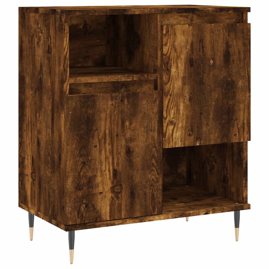 Komoda boja dimljenog hrasta 60 x 35 x 70 cm konstruirano drvo