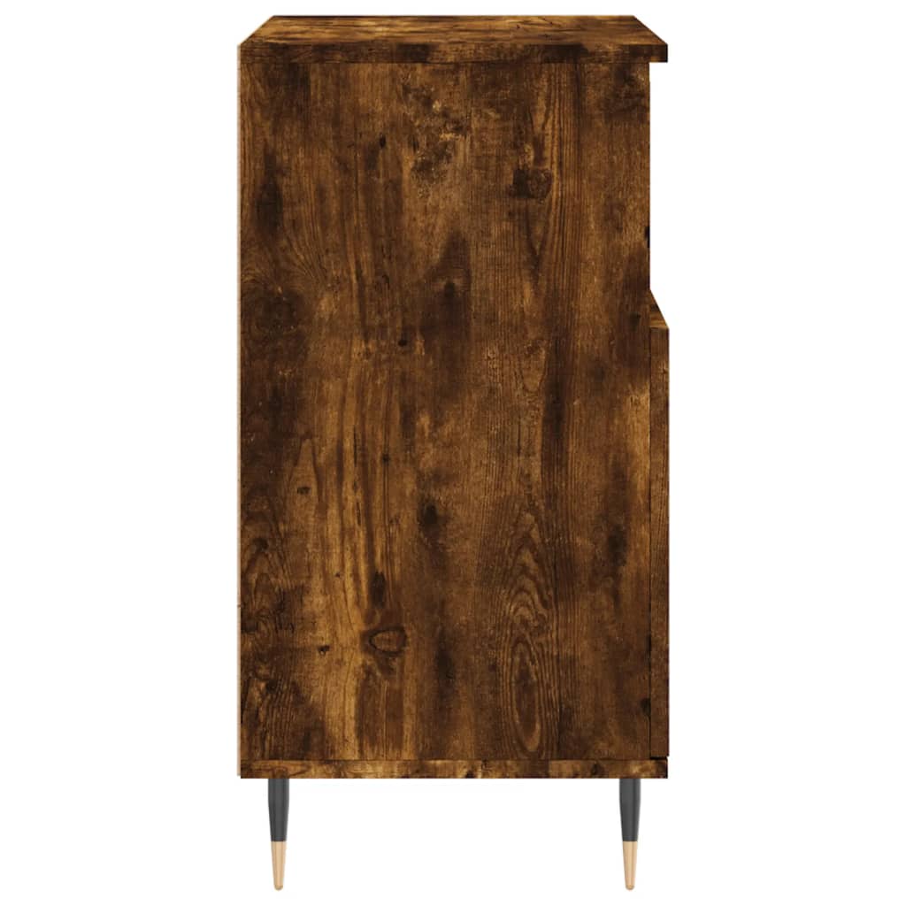 Komoda boja dimljenog hrasta 60 x 35 x 70 cm konstruirano drvo