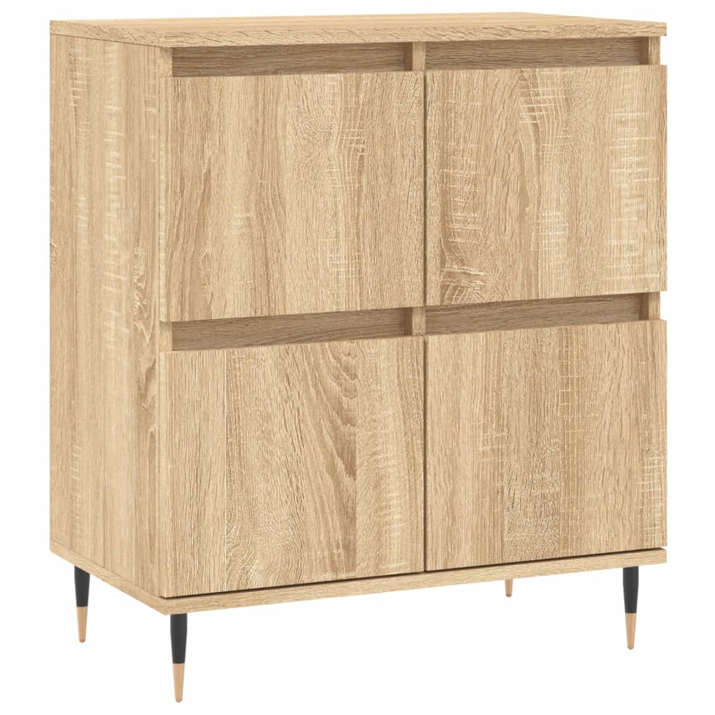Komoda siva boja betona 60x35x70 cm od konstruiranog drva