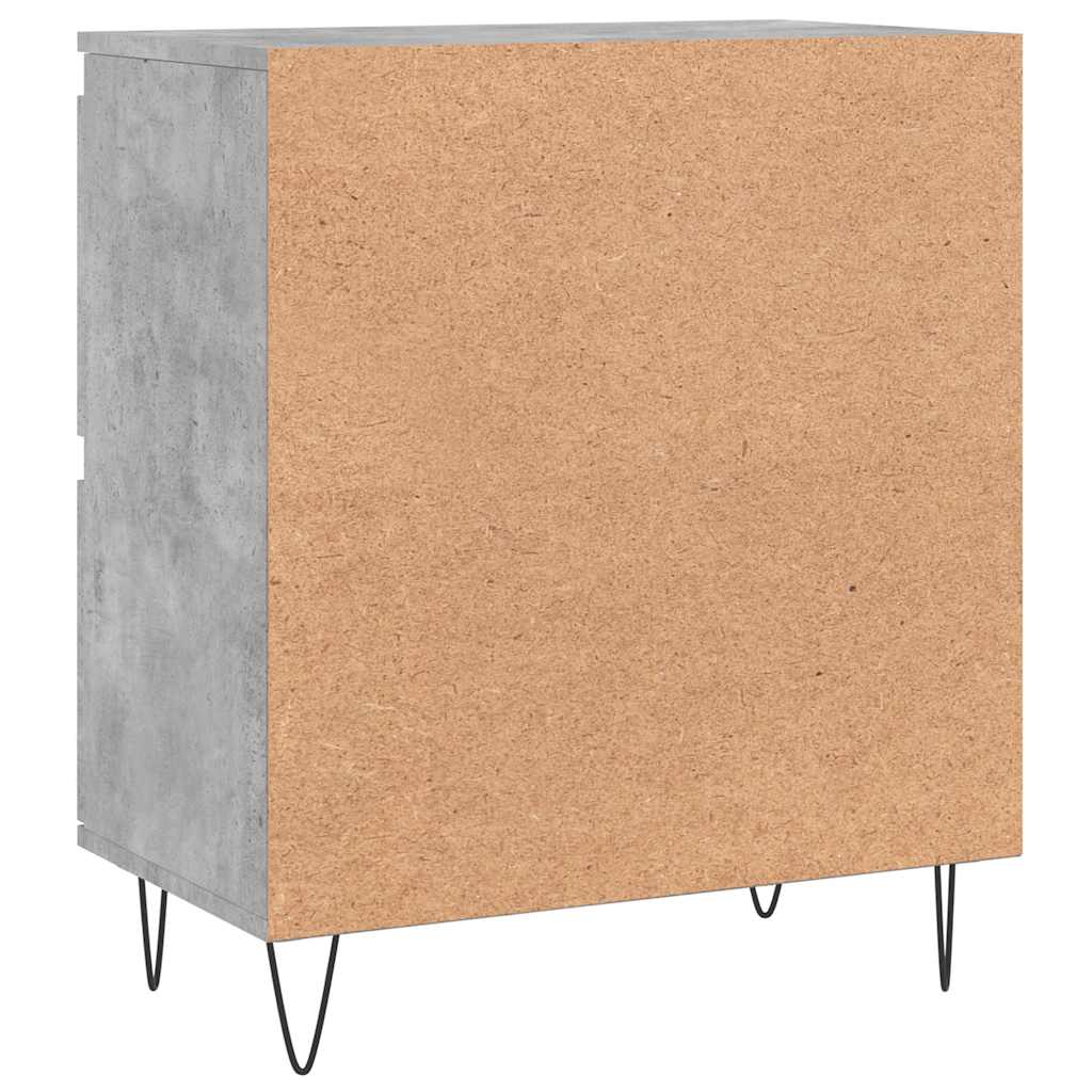 Komoda siva boja betona 60x35x70 cm od konstruiranog drva