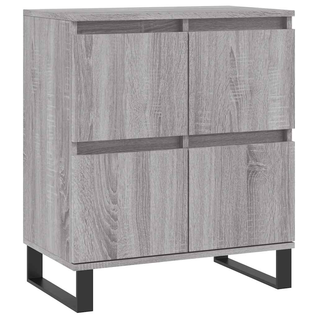 Komoda sivog hrasta sonome 60x35x70 cm od konstruiranog drva