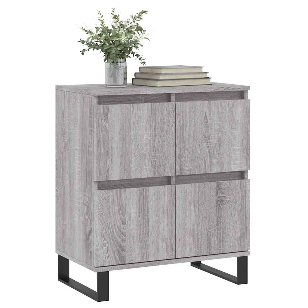 Komoda sivog hrasta sonome 60x35x70 cm od konstruiranog drva