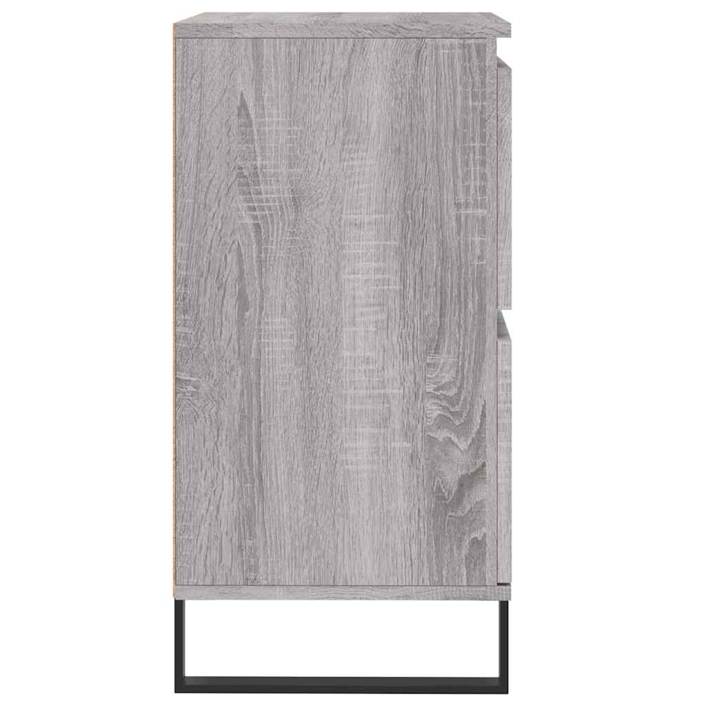 Komoda sivog hrasta sonome 60x35x70 cm od konstruiranog drva