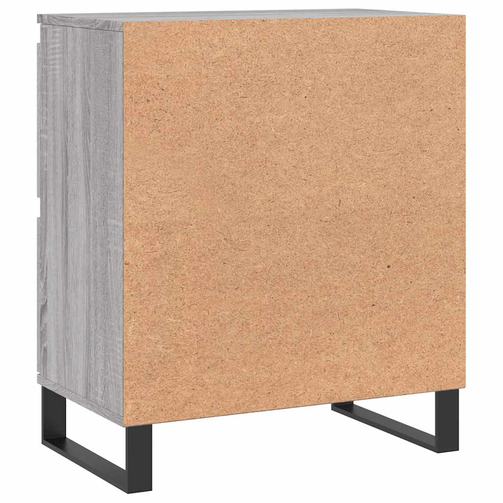 Komoda sivog hrasta sonome 60x35x70 cm od konstruiranog drva