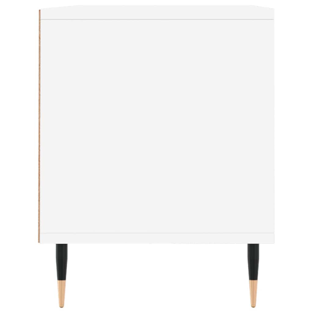TV ormarić bijeli 100 x 34,5 x 44,5 cm od konstruiranog drva Bijela