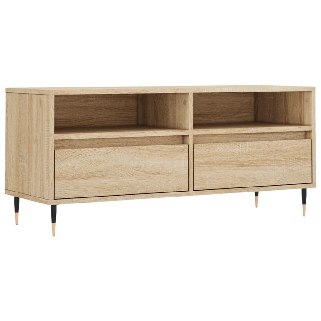 TV ormarić boja hrasta sonome 100x34,5x44,5cm konstruirano drvo