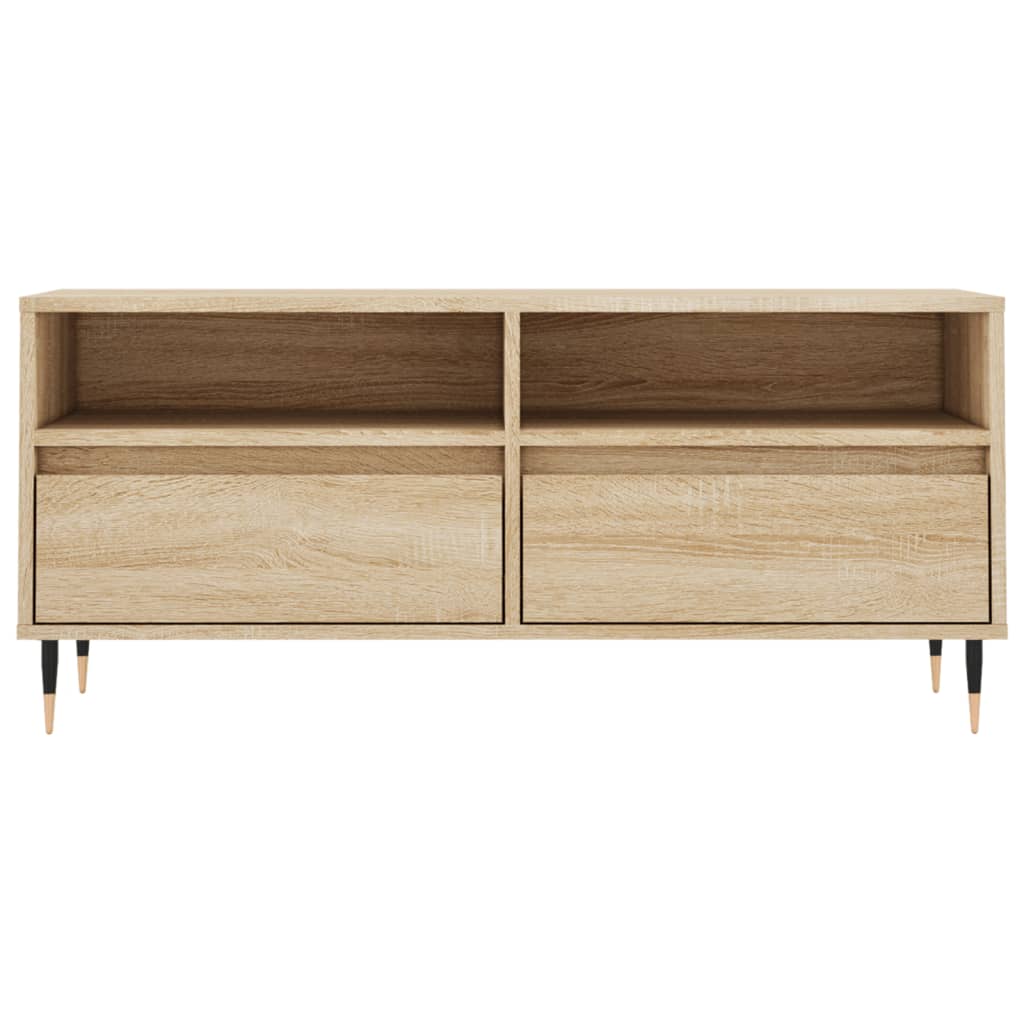 TV ormarić boja hrasta sonome 100x34,5x44,5cm konstruirano drvo
