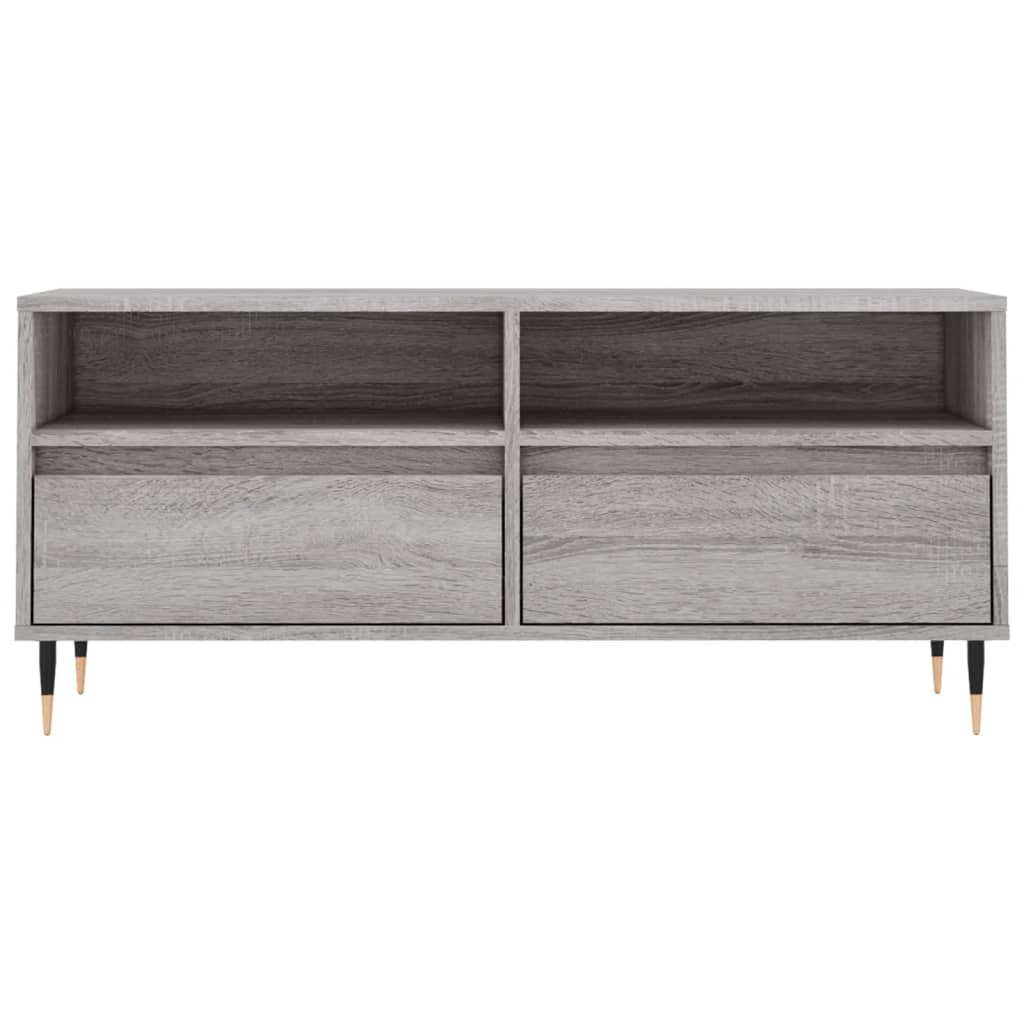 TV ormarić sivi Sonoma 100x34,5x44,5cm konstruirano drvo